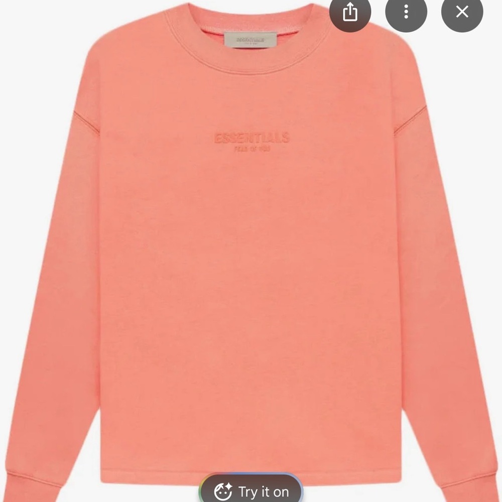 Essentials Coral Crewneck Sweater